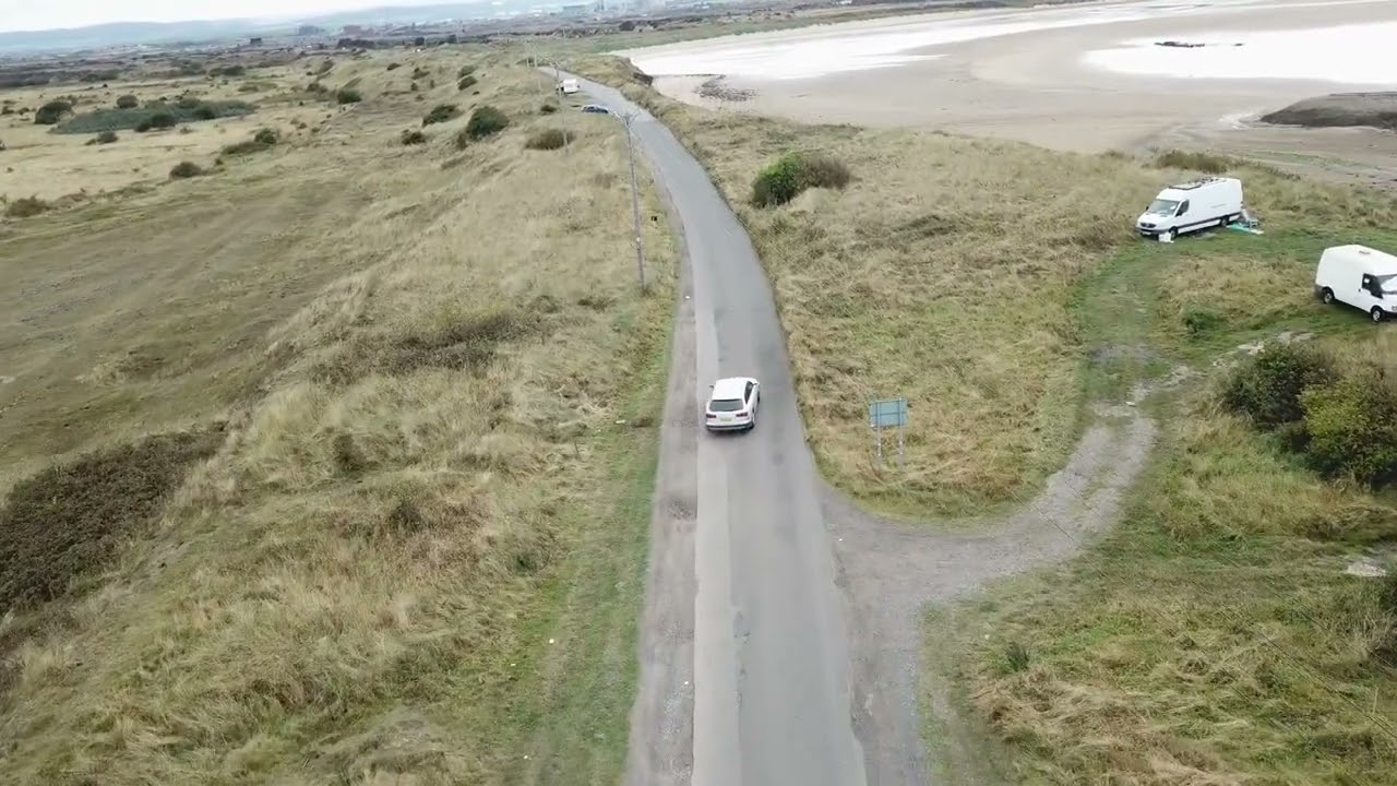South Gare Redcar Flight Along The Road