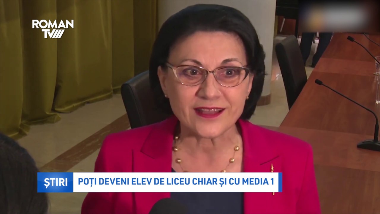 Poți deveni elev de liceu chiar și cu media 1