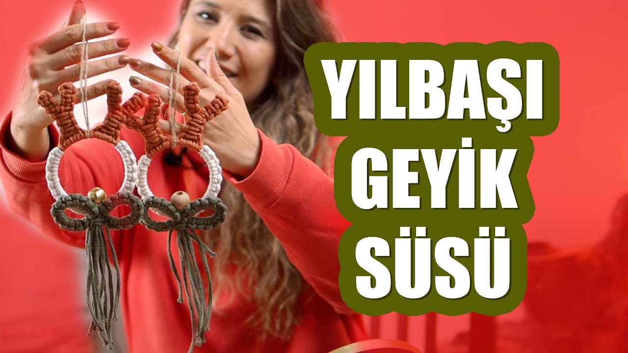 ÇOK KEYİFLİ ve YAPIMI BASİT BİR YILBAŞI SÜSÜ YAPTIK