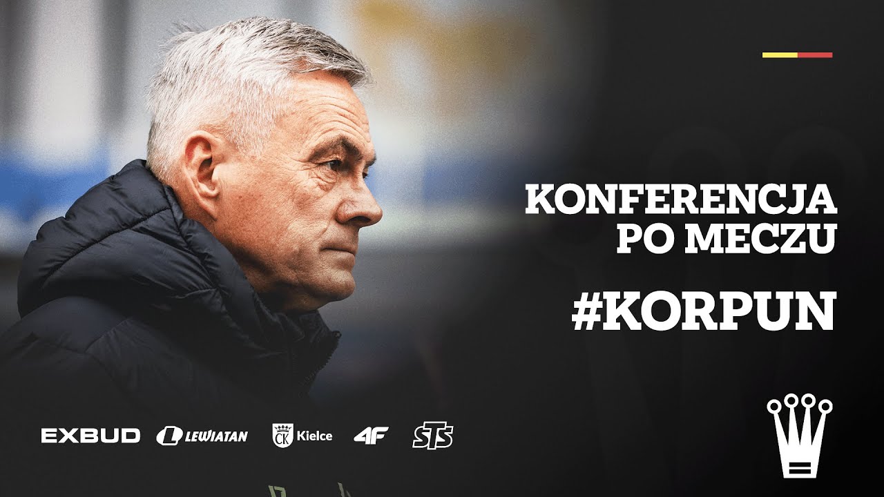 🎙️ Konferencja prasowa po meczu Korona Kielce - Puszcza Niepołomice [NA ŻYWO] 🔴