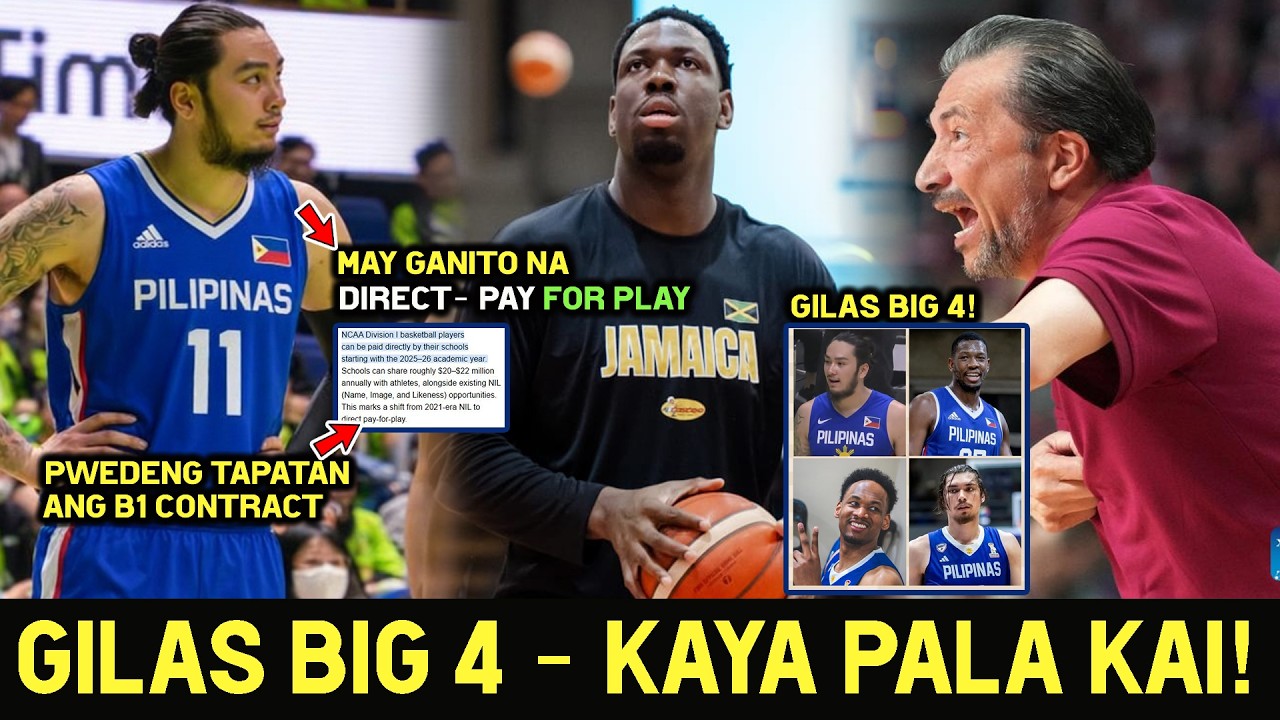 Gilas Big 4! Upgraded ang Patakaran kaya naman pala KAI SOTTO Posible na Matuloy sa USA! Jaimacan...