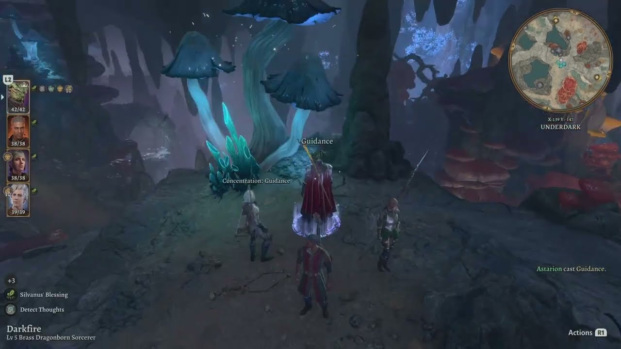 Baldur's Gate 3 Use Idol of Sylvanus to Harvest Nightlight