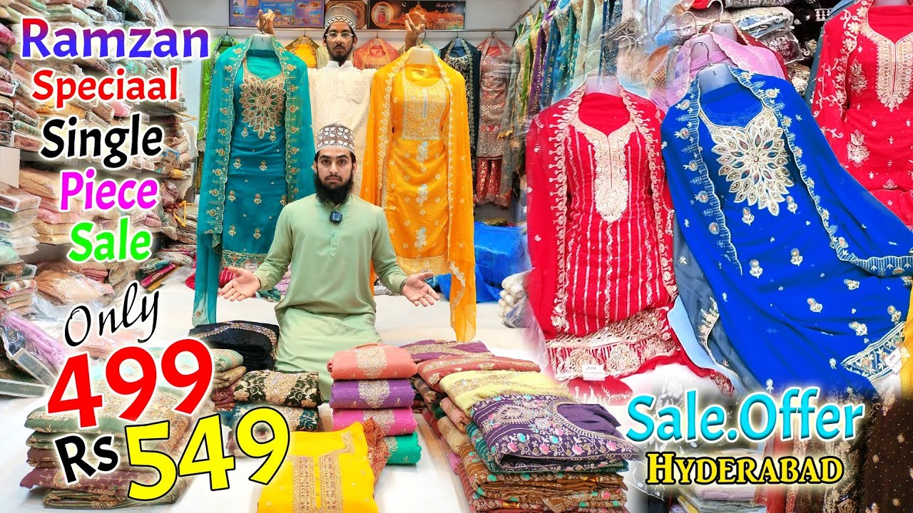 Ramzan Special Single Piece Offer Sale 3.Days Hyderabad offer Sale || A R Designer ||