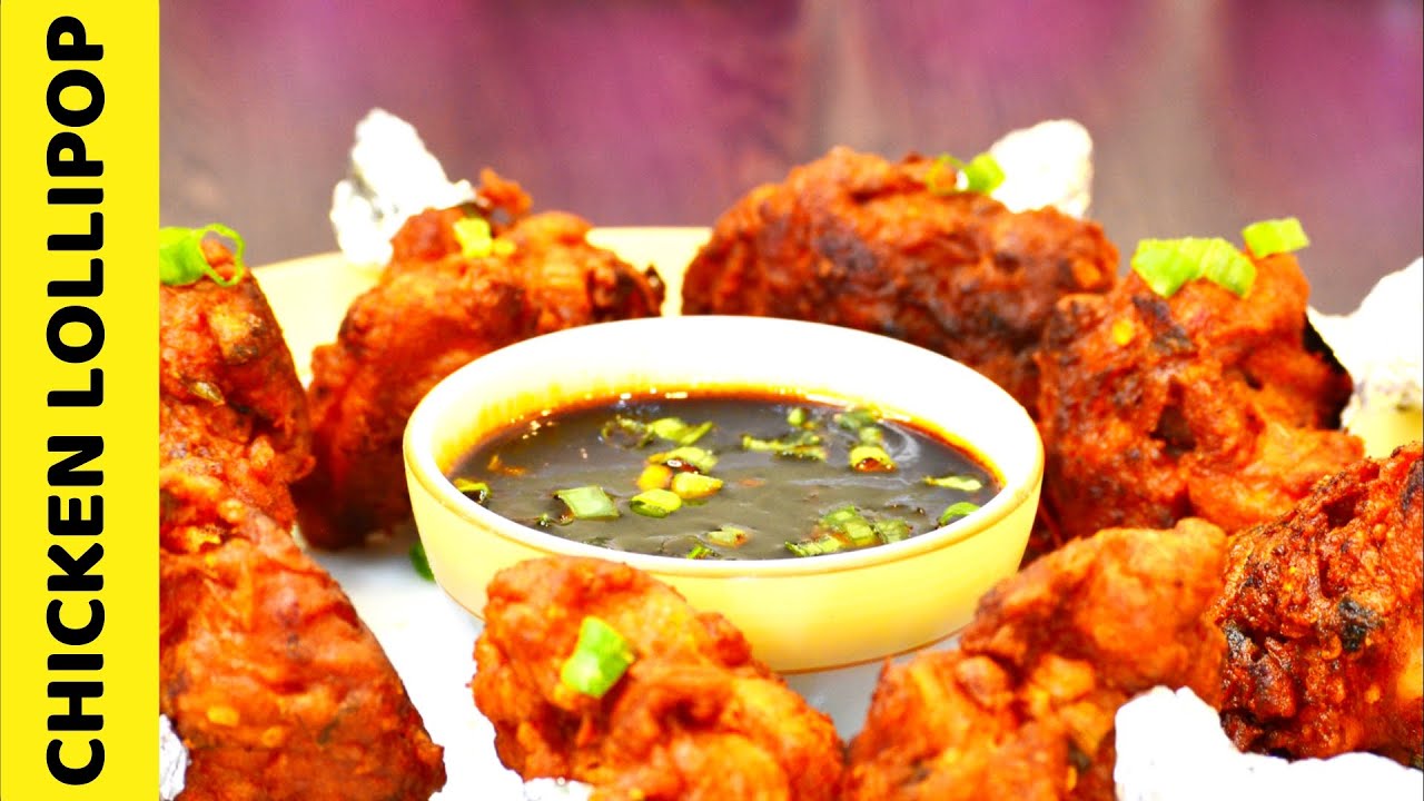 Chicken Lollipop Recipe | Drums of Heaven |Easy Chicken Fry Recipe | Chinese starter|Chicken Starter