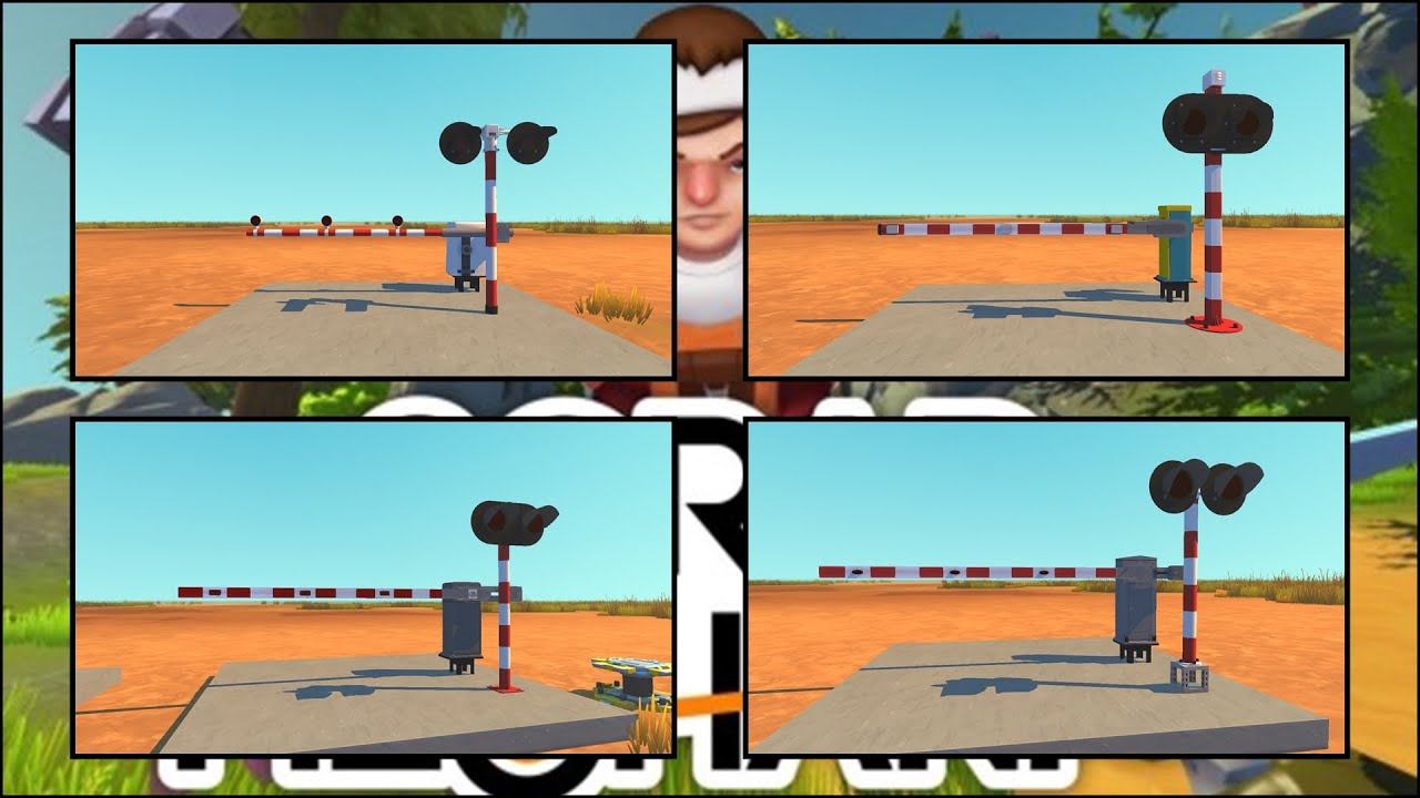Przejazd Kolejowy w Scrap Mechanic - Dobór Urządzeń - PORADNIK