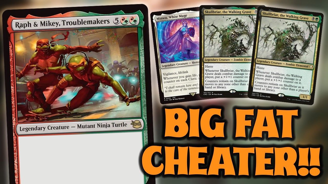 Быстрая сила Черепахи! | Геймплей за Рафа и Майки в формате Commander EDH | tribalkai
