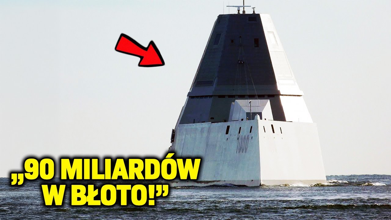 Kosztował Miliardy A Nie Może Strzelać! Katastrofa USS Zumwalt ⚠️