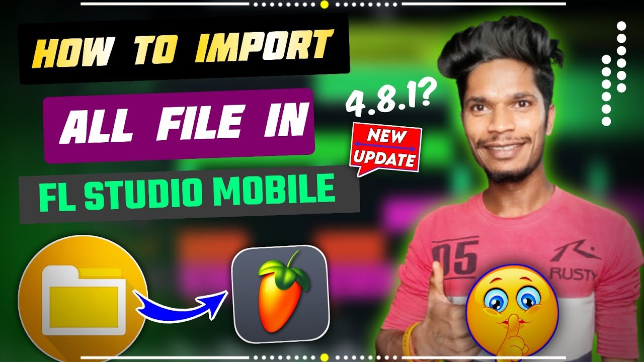 how to import file in fl studio mobile || fl studio mobile me sample pack kaise dale 