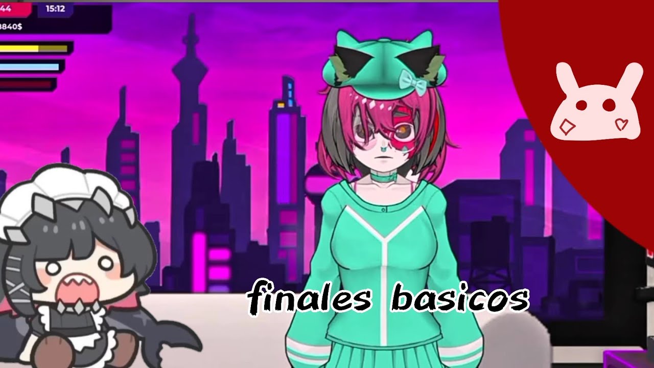 🔴My Dystopian Robot Girlfriend finales basicos parte 1 ( 1,2,3,6,7 )