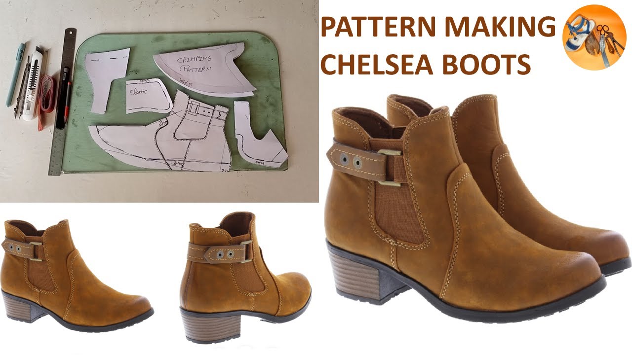 Pattern Making of Chelsea Boots (Part-1) | How to Make Standard of Chelsea Boots | Shoe Designing