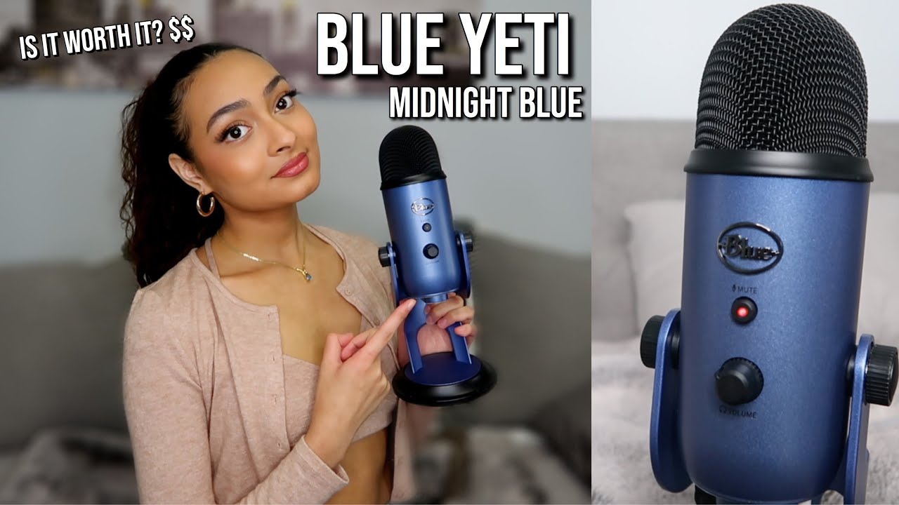 Blue Yeti Midnight Blue Unboxing, Setup and Review 2021