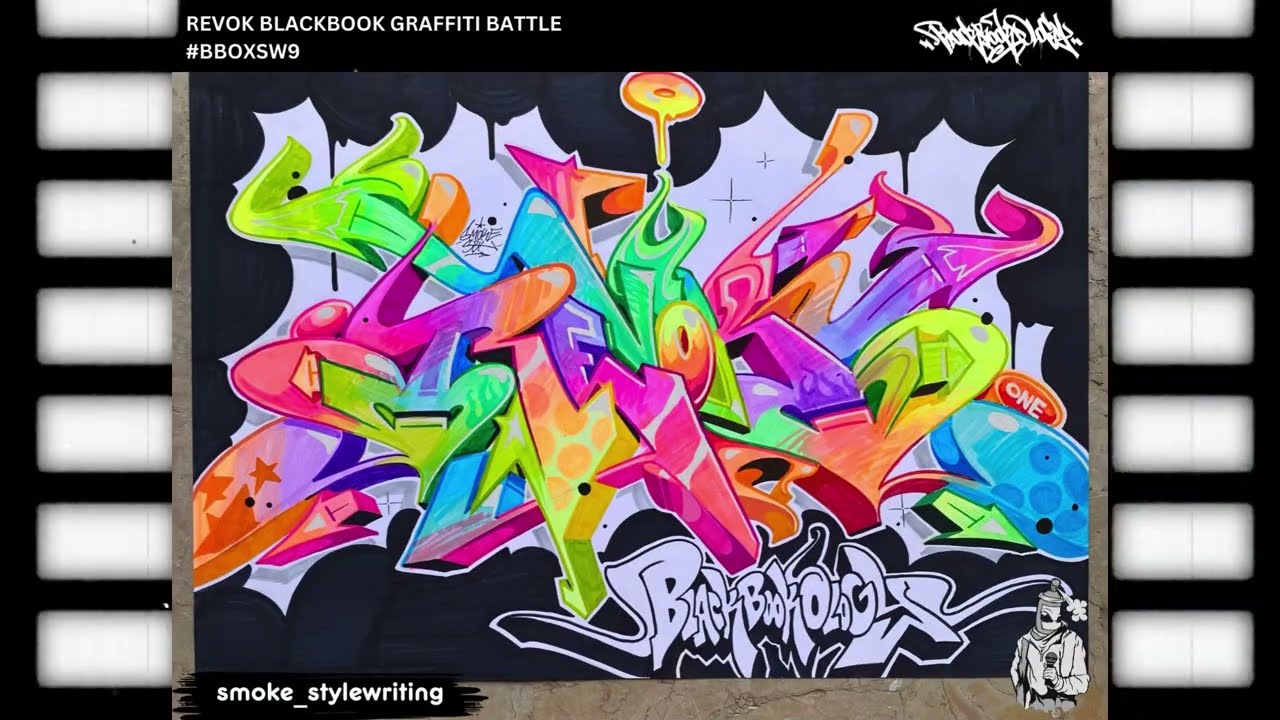 “REVOK” Blackbook Graffiti Battle Entries