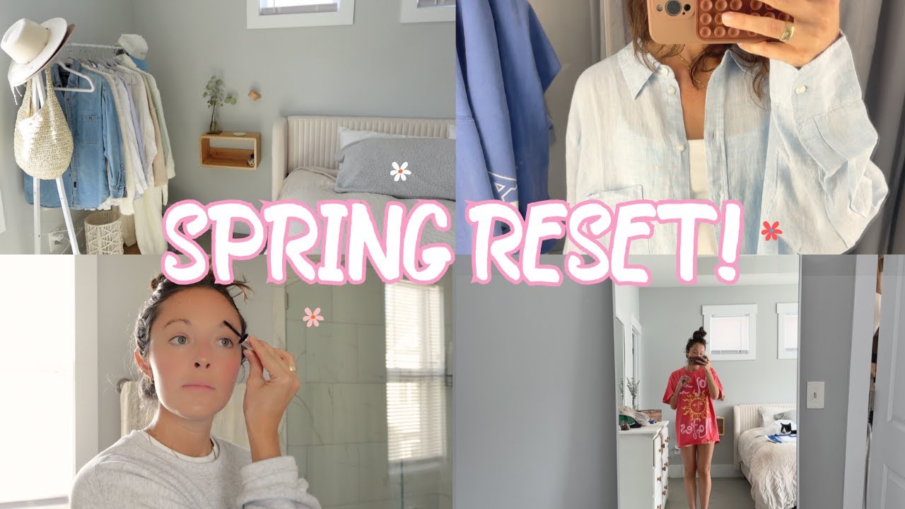 SPRING RESET 🌸 decluttering, productive days, cooking, catching up!