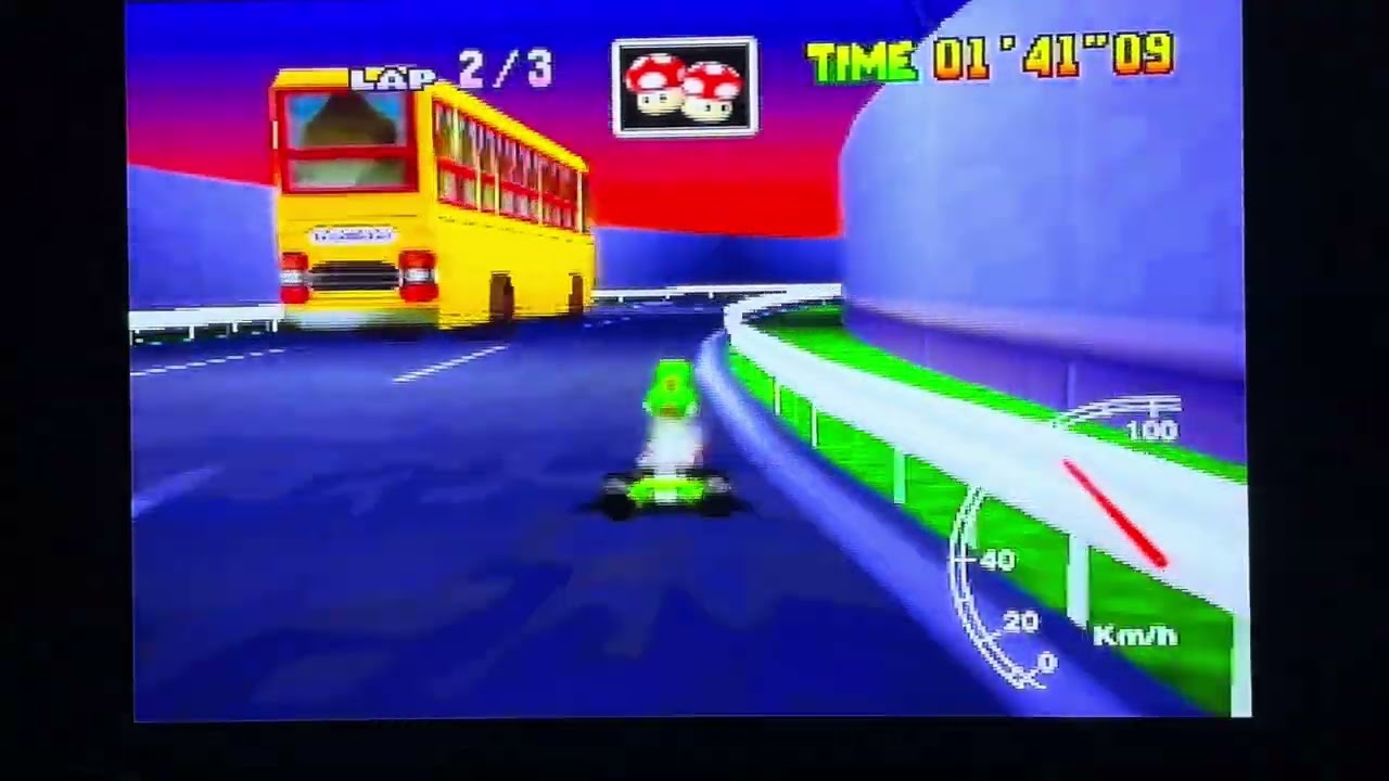 Mario Kart 64 - Toads Turnpike 3-Lap 2’59”92 PAL