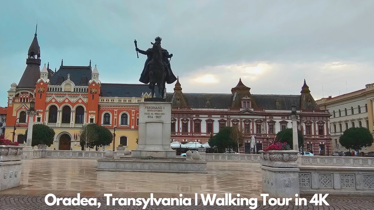 🇷🇴 ORADEA, TRANSYLVANIA, ROMANIA | Walking Tour in 4K-UHD | 🇷🇴
