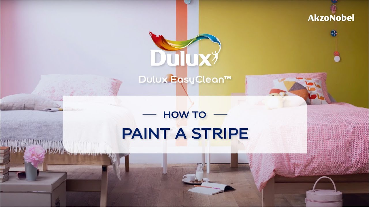 Dulux EasyClean - How to Paint Stripe