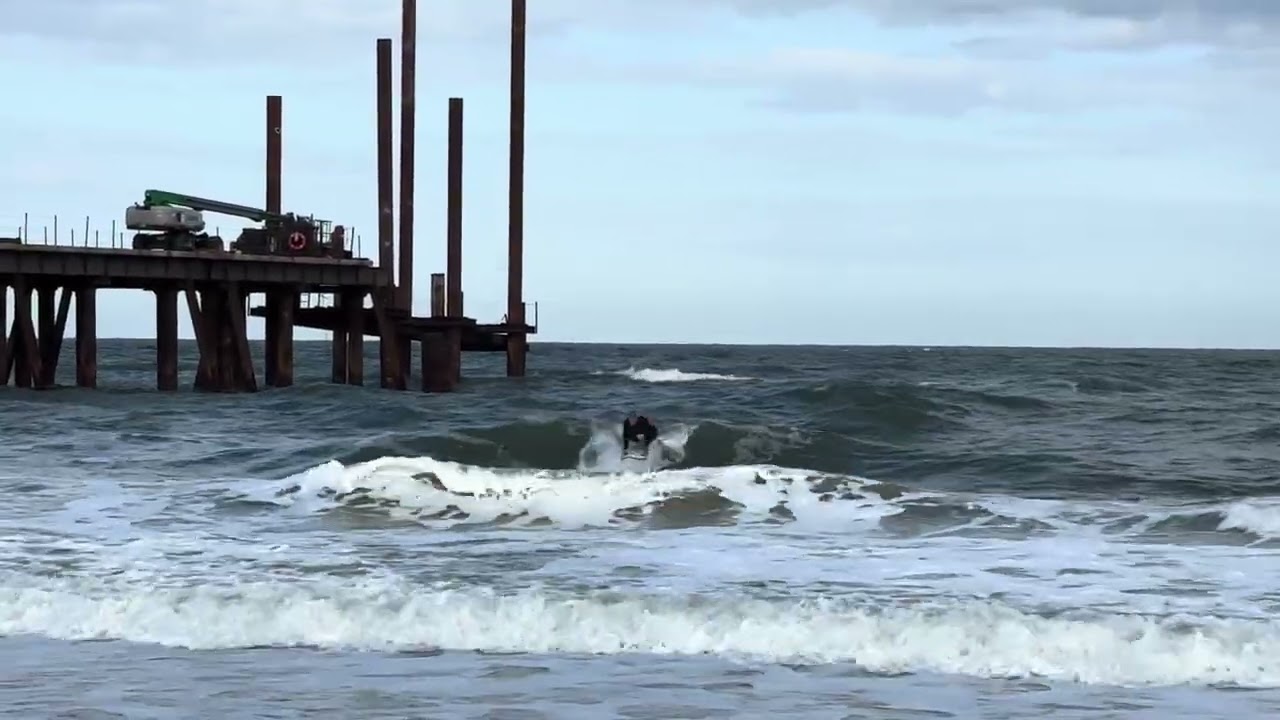 Cold surfer! Flagler Beach Florida is cold! I know it must be cold ah up north!￼