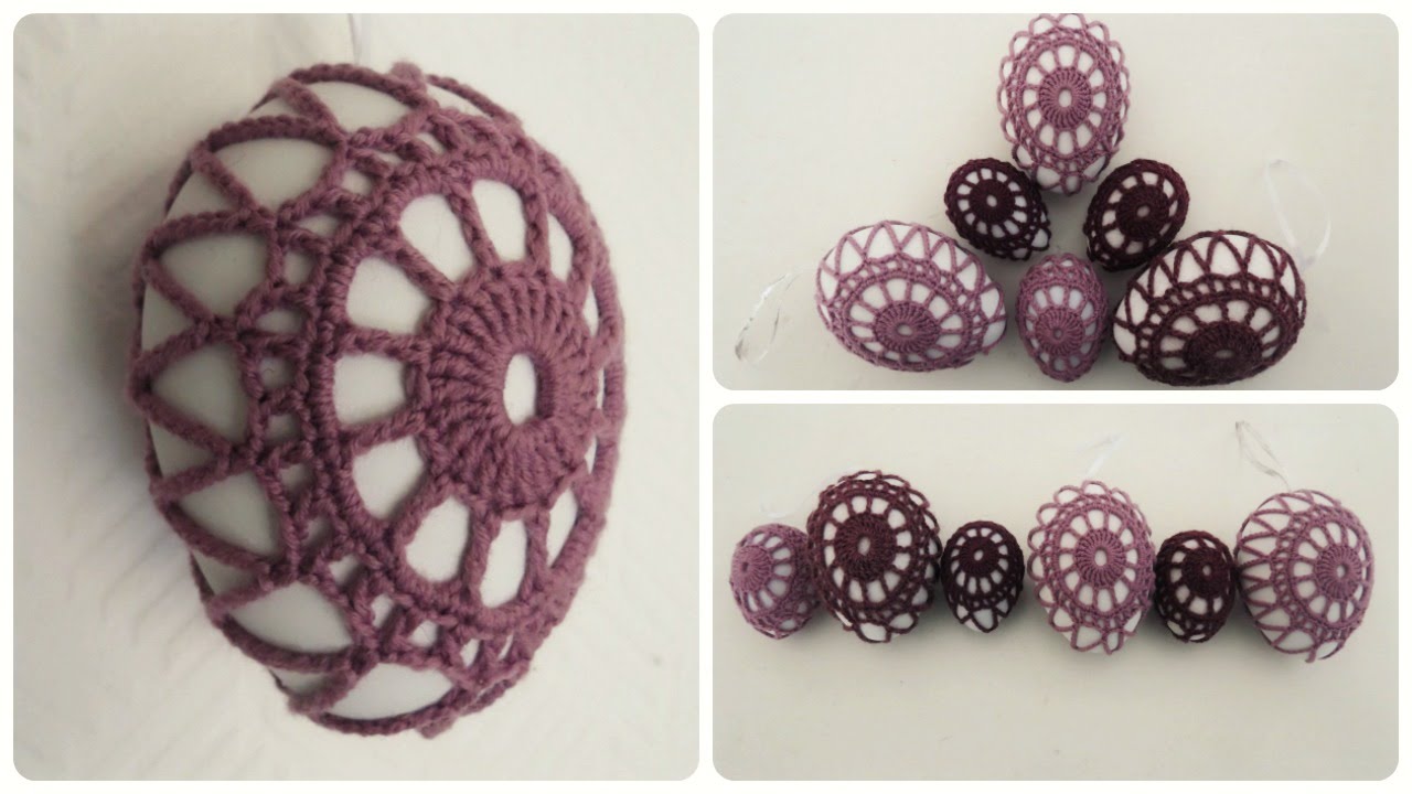 Osterei umhäkeln * DIY * Crochet Ester Egg [eng sub]