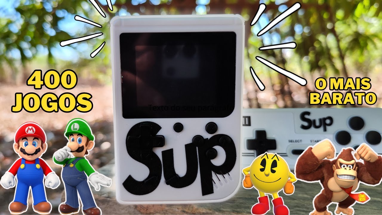 SUP GAME BOX portátil | VALE a pena em 2025 ???? (Unboxing)