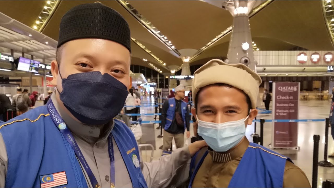 SUASANA DI KLIA BAGI PENERBANGAN UMRAH 04 JANUARI 2022