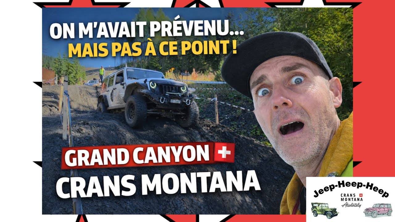 On m’avait prévenu… mais pas à ce point! Le Jeep Heep Heep de Crans Montana