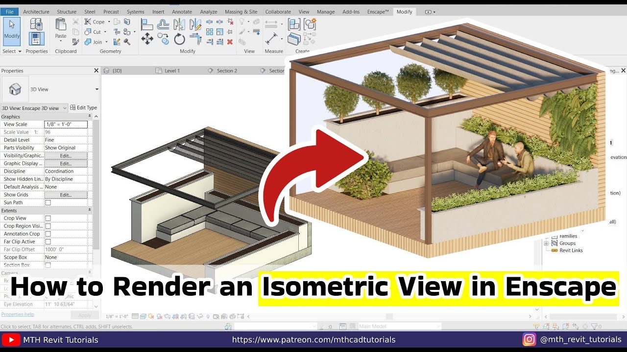 Revit to Enscape: Isometric Rendering Workflow