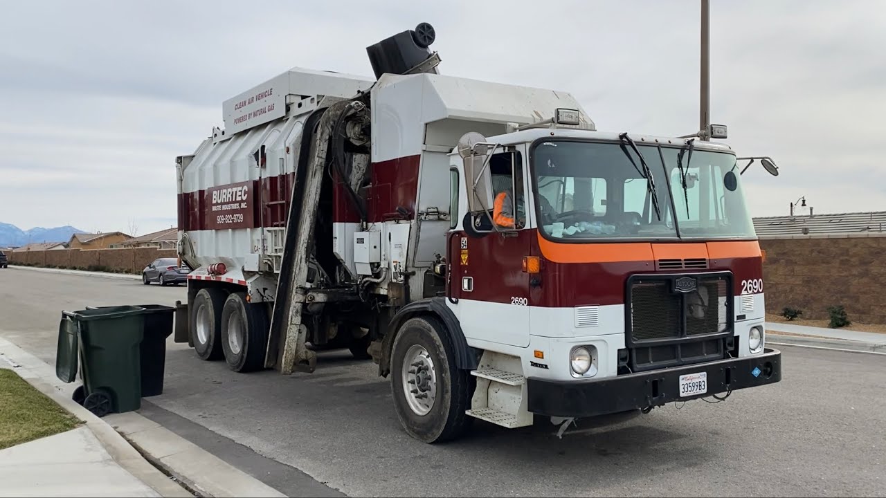 Burrtec Garbage Trucks of Fontana