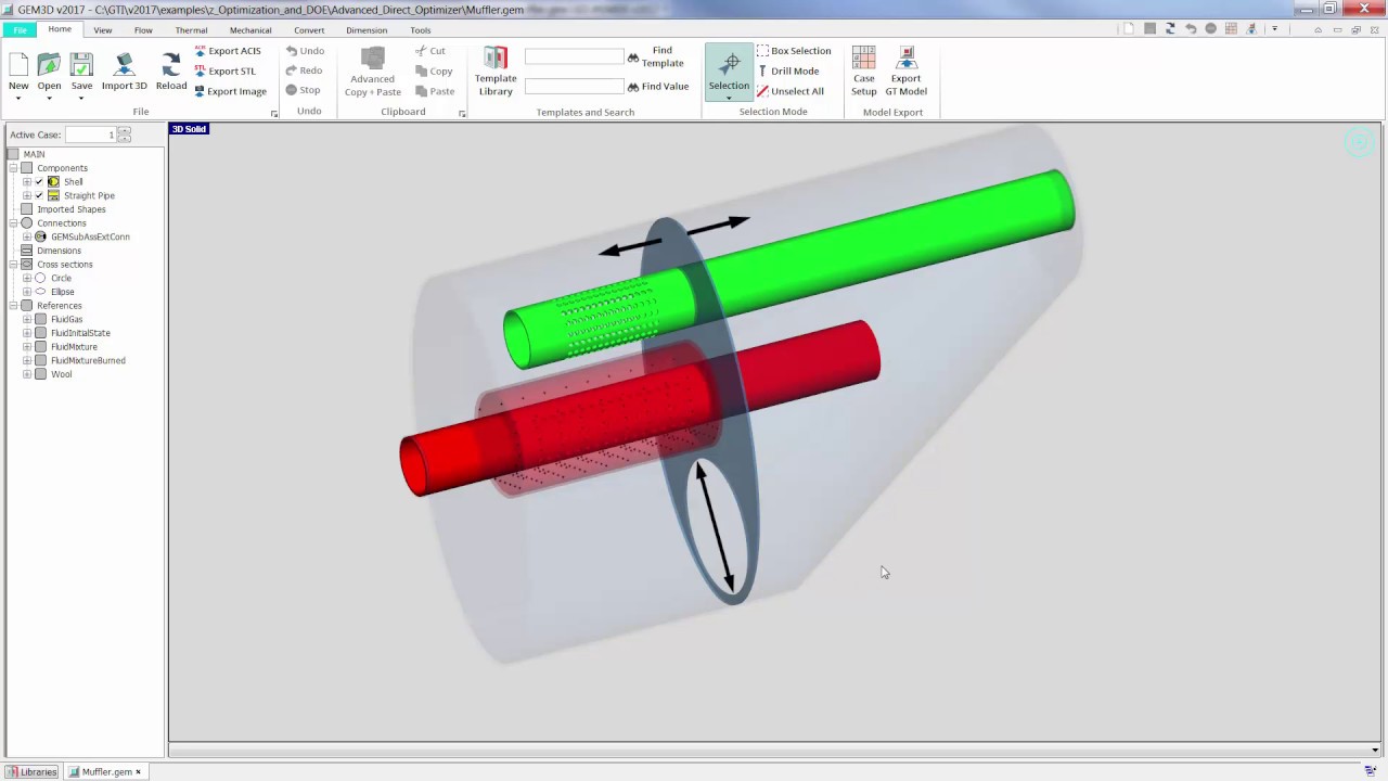 Optimization of a GEM3D Model