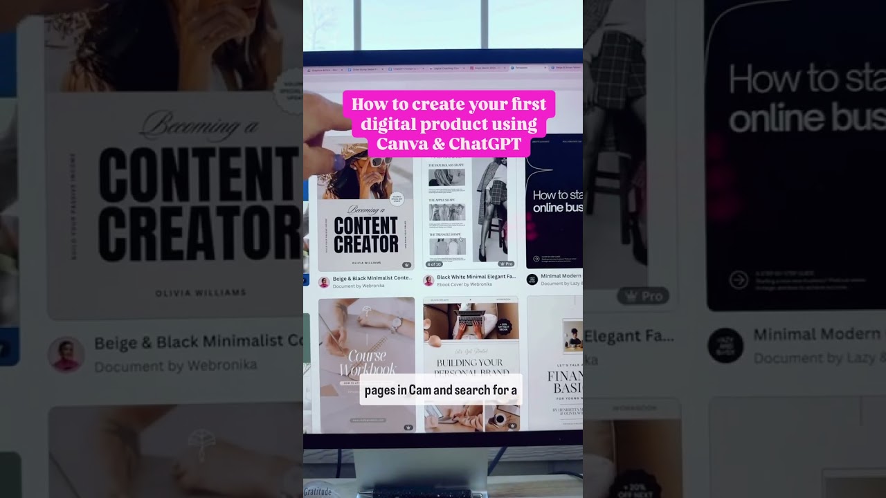 Want to create a profitable digital product in minutes? I just showed you how to use Canva & ChatGPT