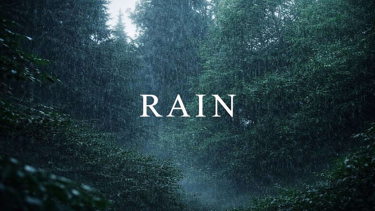 Rain Sounds for Sleep | Deep Forest Rain | 8 Hours