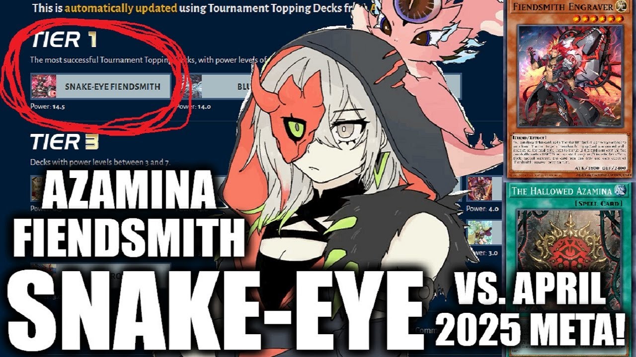 (Master Duel) - BEST TOP TIER DECK!!! - Snake-Eyes Azamina Fiendsmith (April 2025)