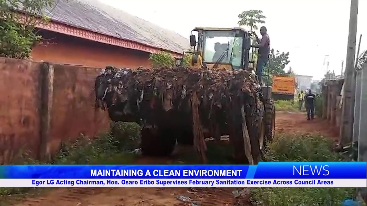 Egor LG Boss, Hon. Osaro Eribo Supervises February Sanitation Exercise Across Council Areas