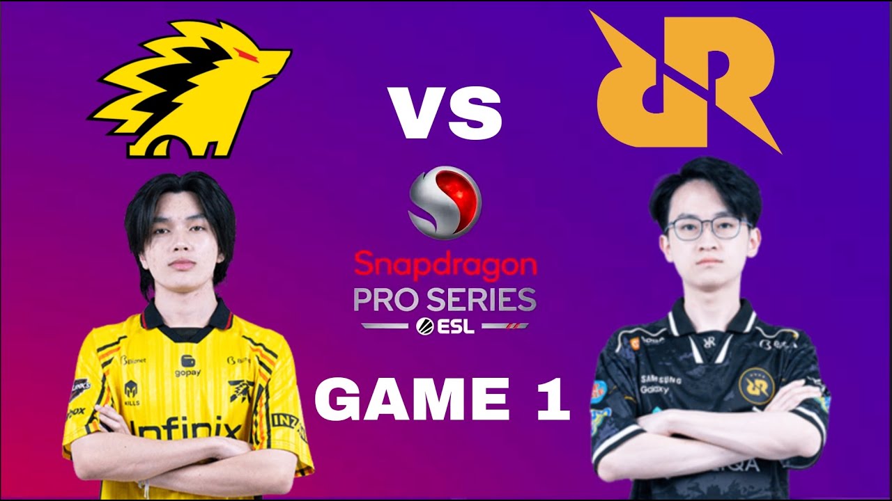 RRQ vs ONIC ID GAME 1 | ESL SNAPDRAGON MOBILE CHALLENGE FINALS GROUP STAGE | SEASON 6