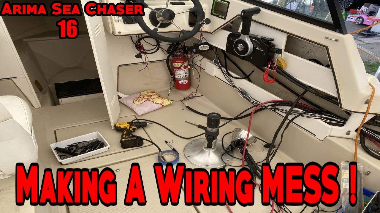 Re-Wiring A Boat | Arima Sea Chaser 16 | EP:1 | Making A Wiring MESS !
