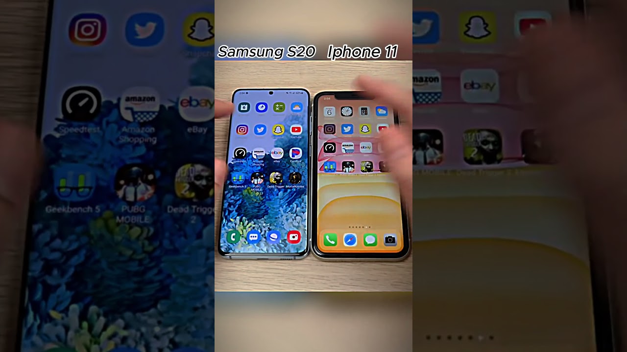 IPHONE 11 VS SAMSUNG S20 SPEED TEST! WHO IS REAL KING