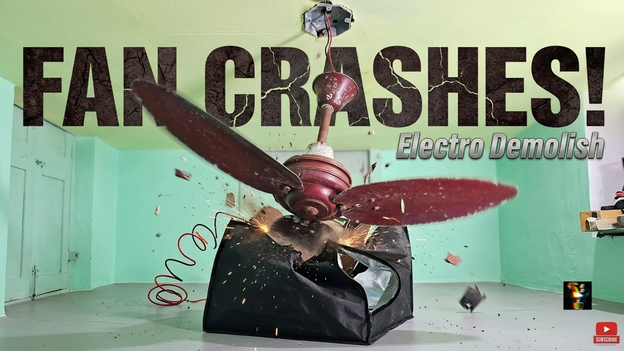 Antique Ceiling Fan Falling Down GEC (Year 1928) vs Foldable Studio Tend| (96 Years Old Ceiling Fan)