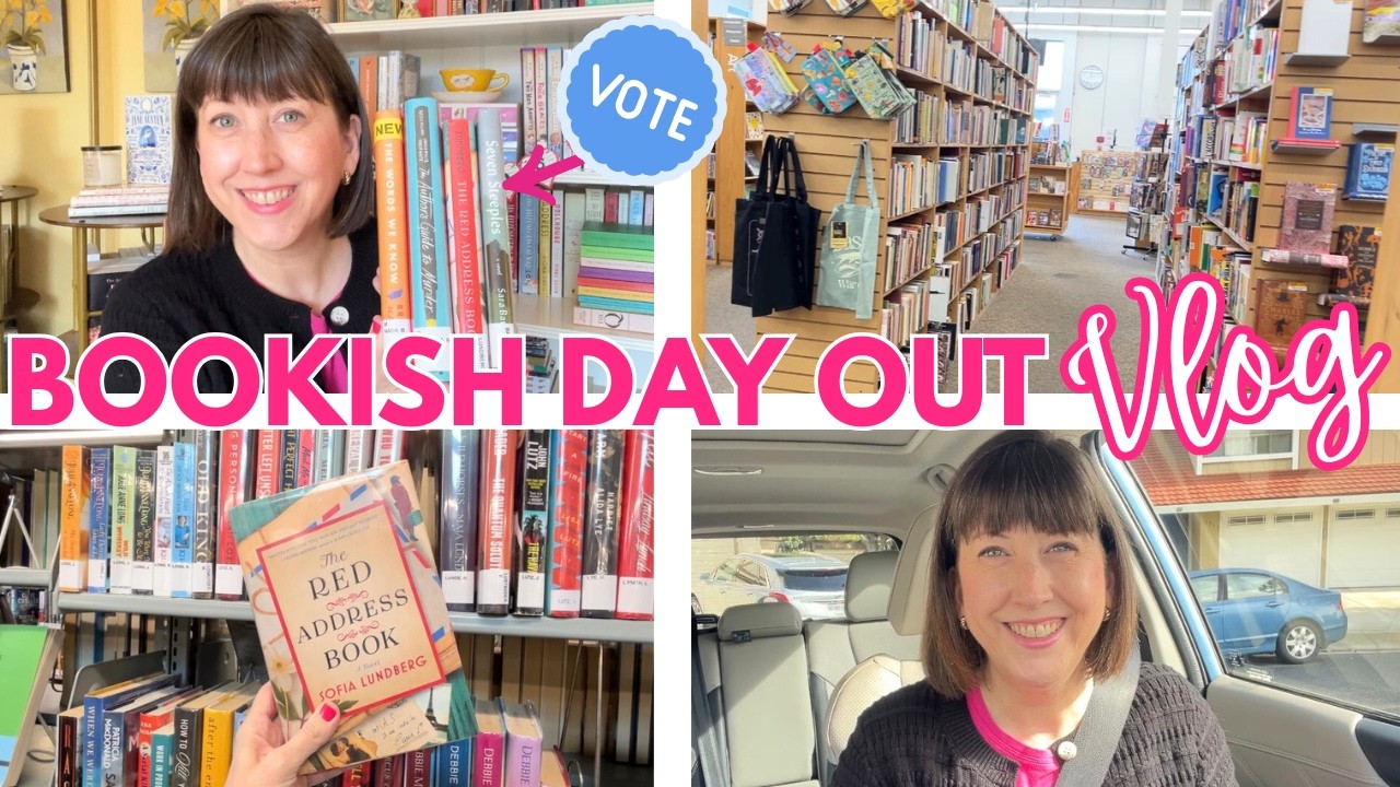 A Bookish Day Out Vlog 📚🚘 Half Price Books & The Library