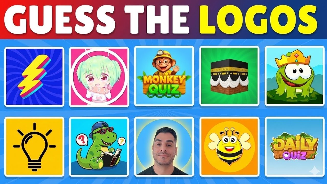 Guess the Logo in 3 Seconds | 100 Famous YouTube Quiz Channel Logos