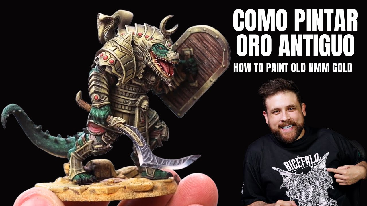 Como Pintar Oro Antiguo - NMM Tutorial de Pintura de Miniaturas