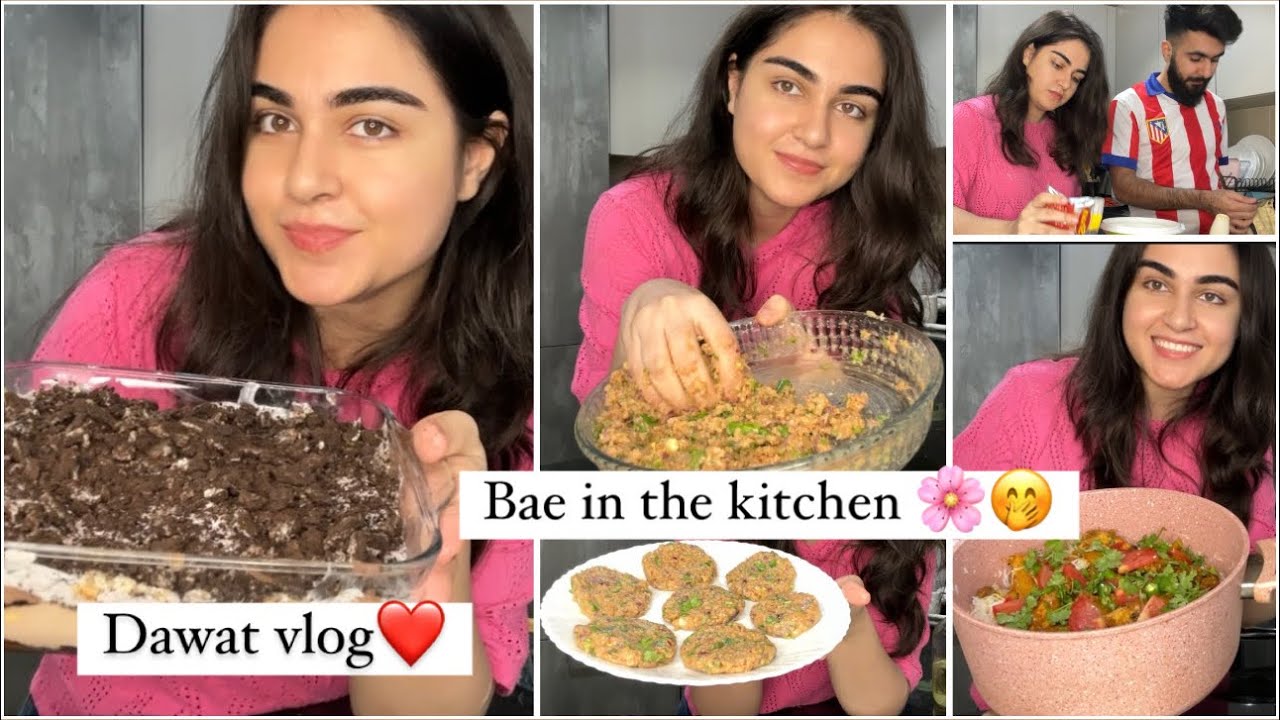 Dawat ki Tayari ❤️ special guest in kitchen☺️