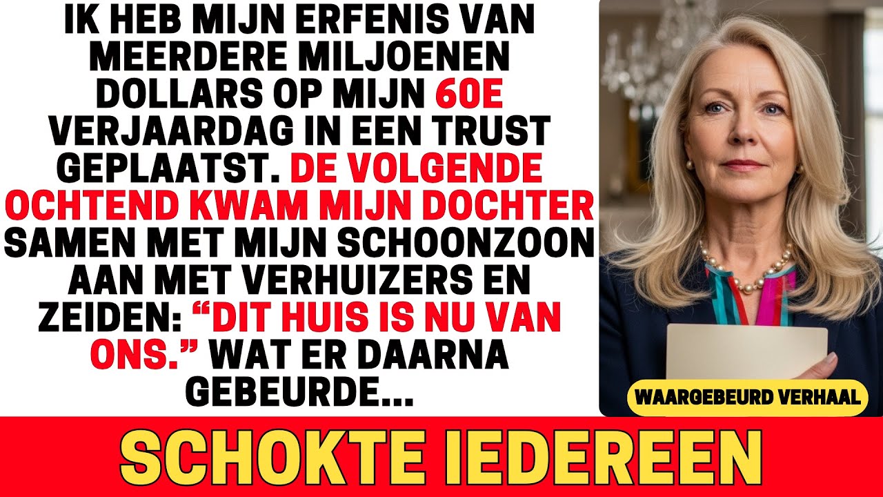 IK ZETTE MIJN ERFENIS IN EEN TRUST — DE VOLGENDE OCHTEND STONDEN MIJN DOCHTER EN SCHOONZOON ER…