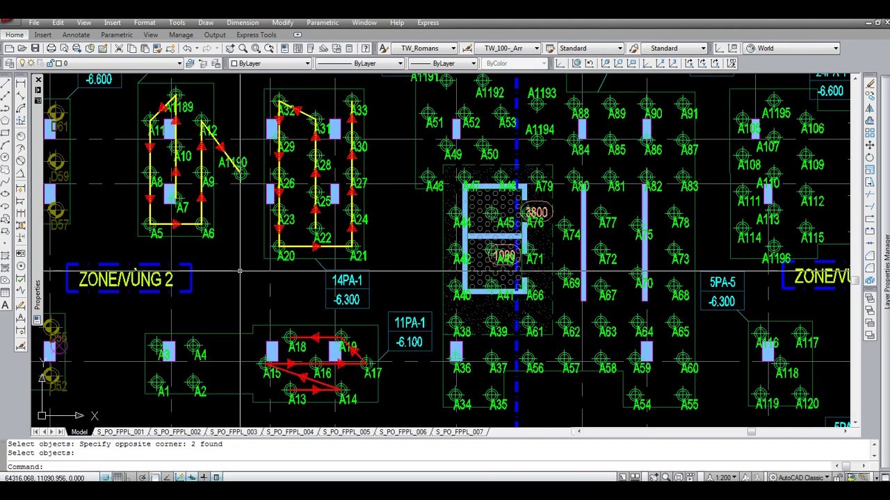 LISP Vẽ Hướng Di Chuyển (Way arrow)