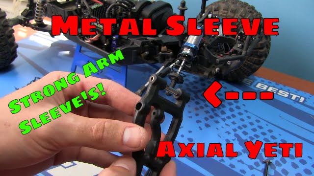Axial Yeti Huge Steering Upgrade! Strong Arm Sleeves