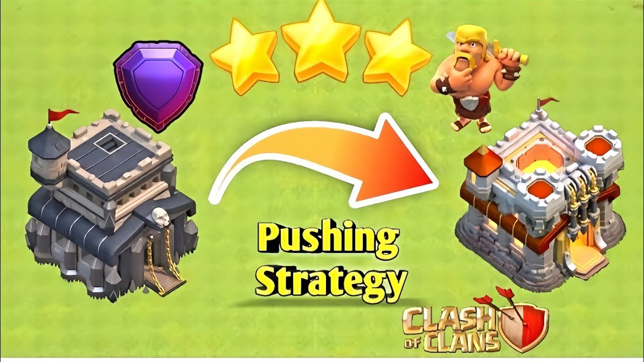 Th9 VS Th11 3* Attacks in COC/Elite Nine&trade;/Pushing Strategy #th9legend#CWL #clashofclans