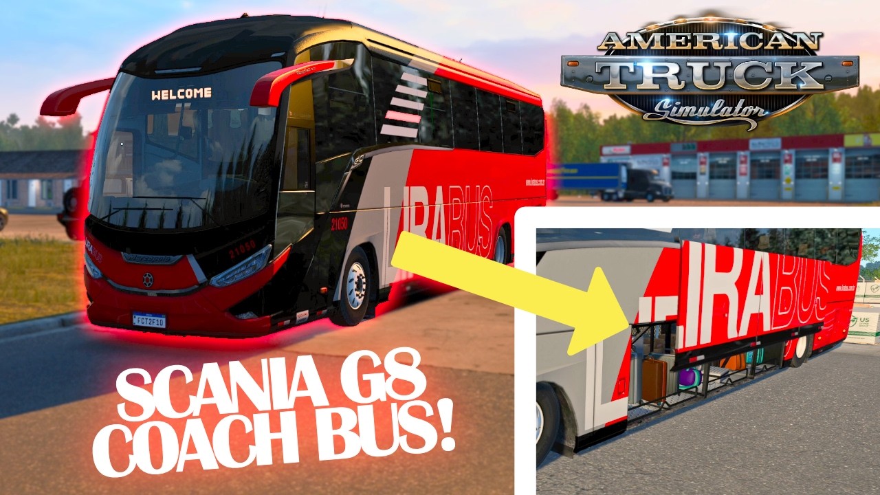 Our First Bus-Driving Job in ATS 1.58! - American Truck Simulator