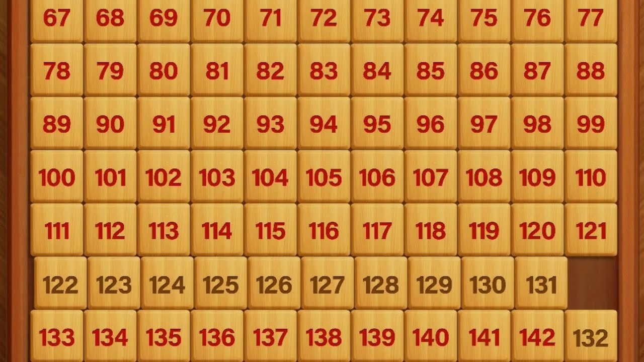 11x13 classic number puzzle