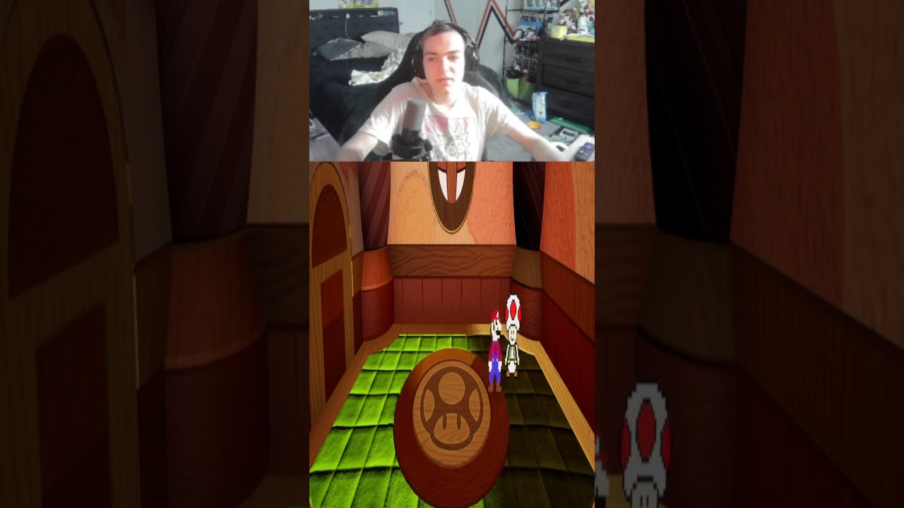 Why are there 2 marios #mariohorror #AnalogHorror #RetroHorror #HorrorGaming #IndieHorror