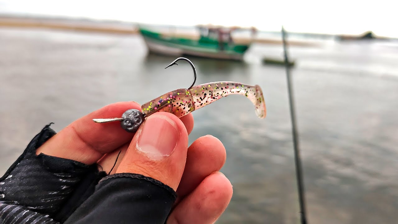 O QUE ESSA ISCA FAZ É PRA PESCADOR ENDOIDAR... SHAD BRAAAABO! Pescaria Ultralight