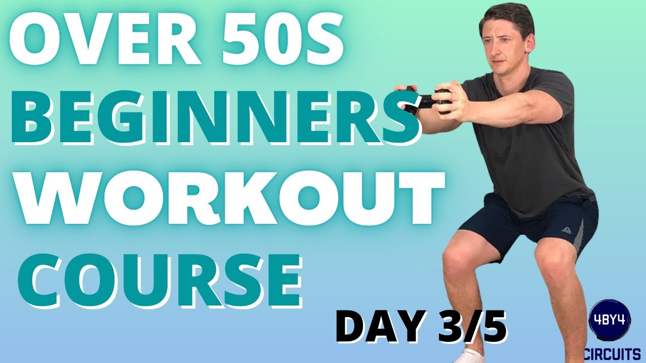 Over 50s Beginners | Full Body | Cardio And Weights Workout | Workout Course Day 3/5
