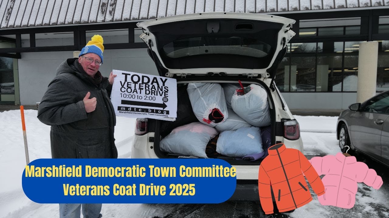 Marshfield Democratic Town Committee Veterans Coat Drive 2025